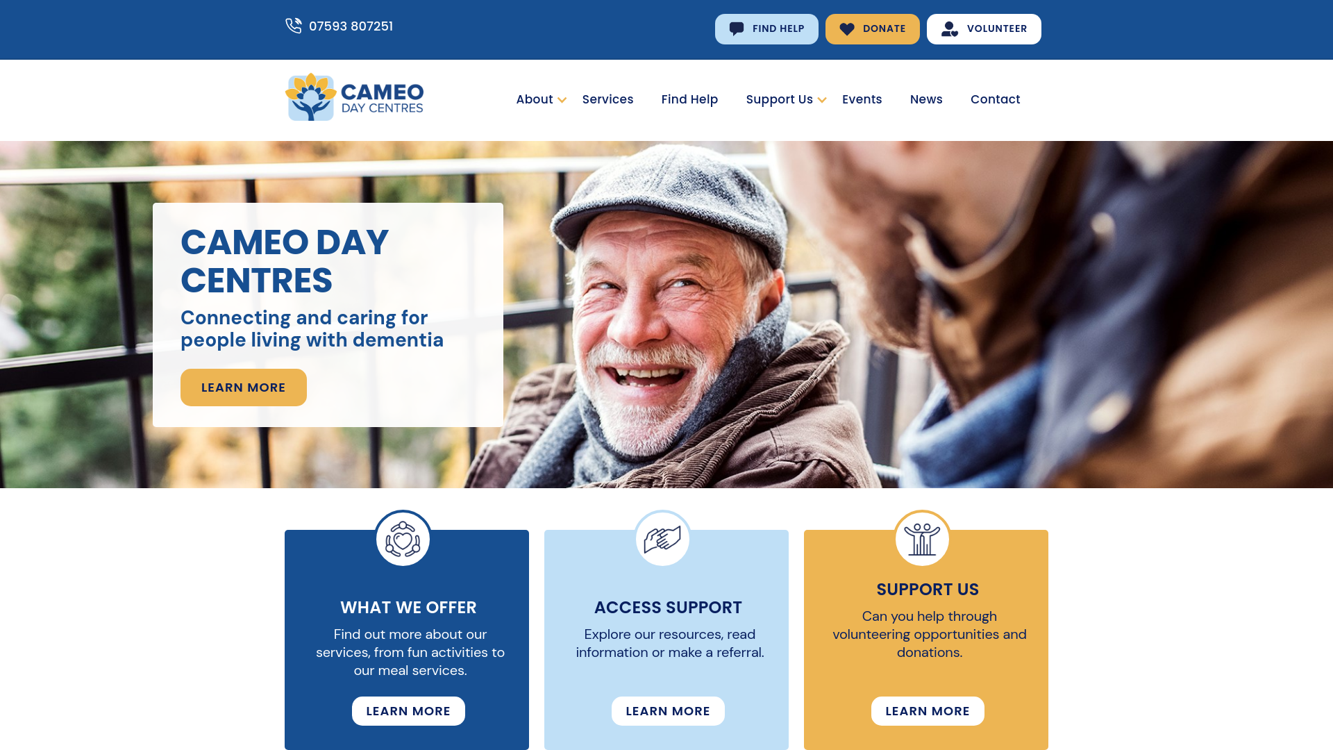 Website screenshot