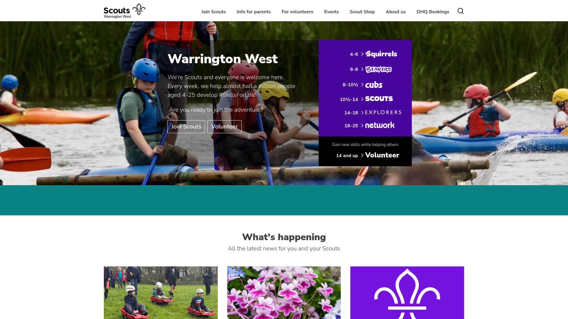 Website screenshot