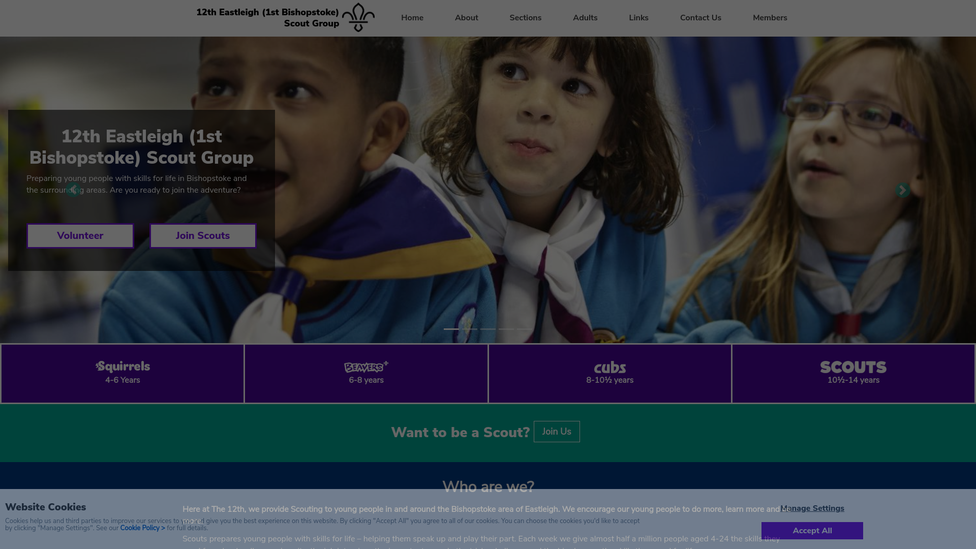 Website screenshot