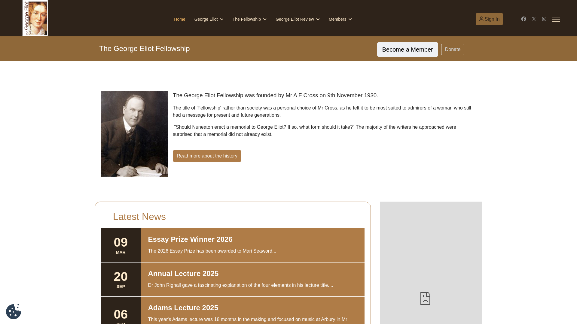 Website screenshot