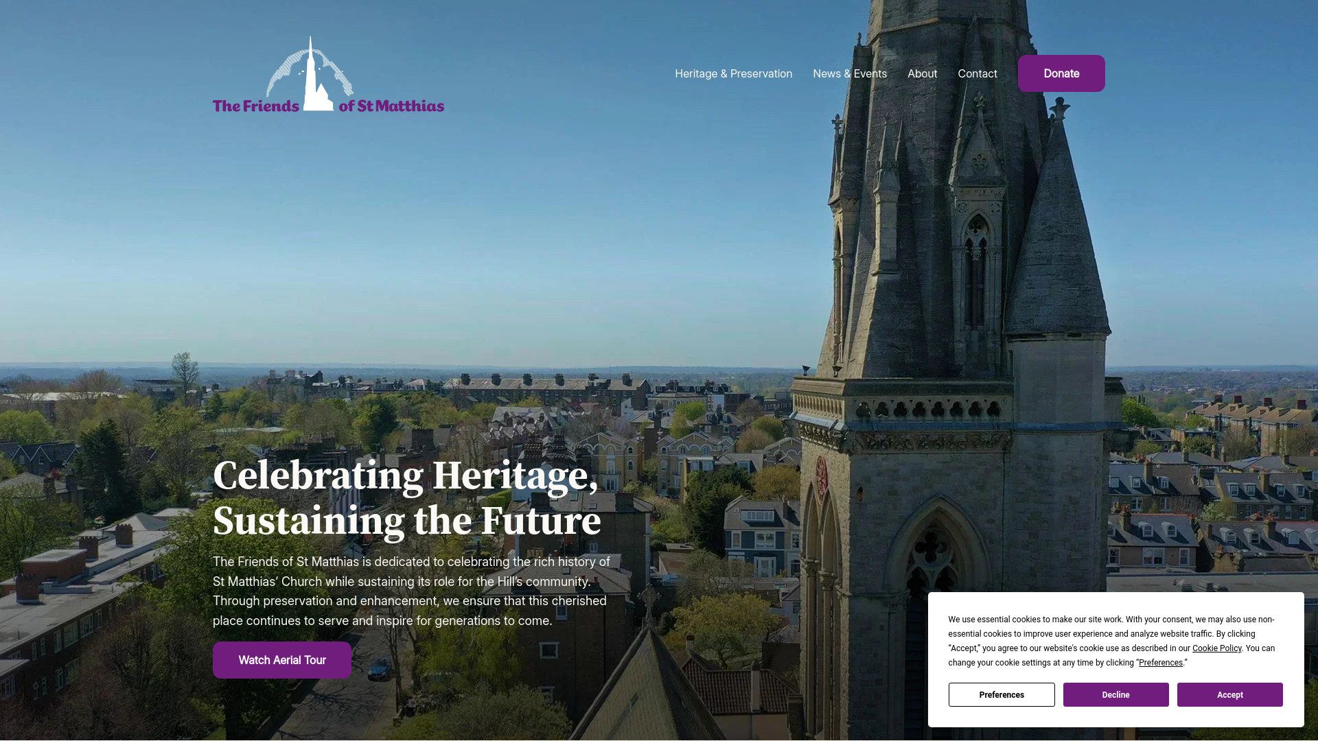 Website screenshot