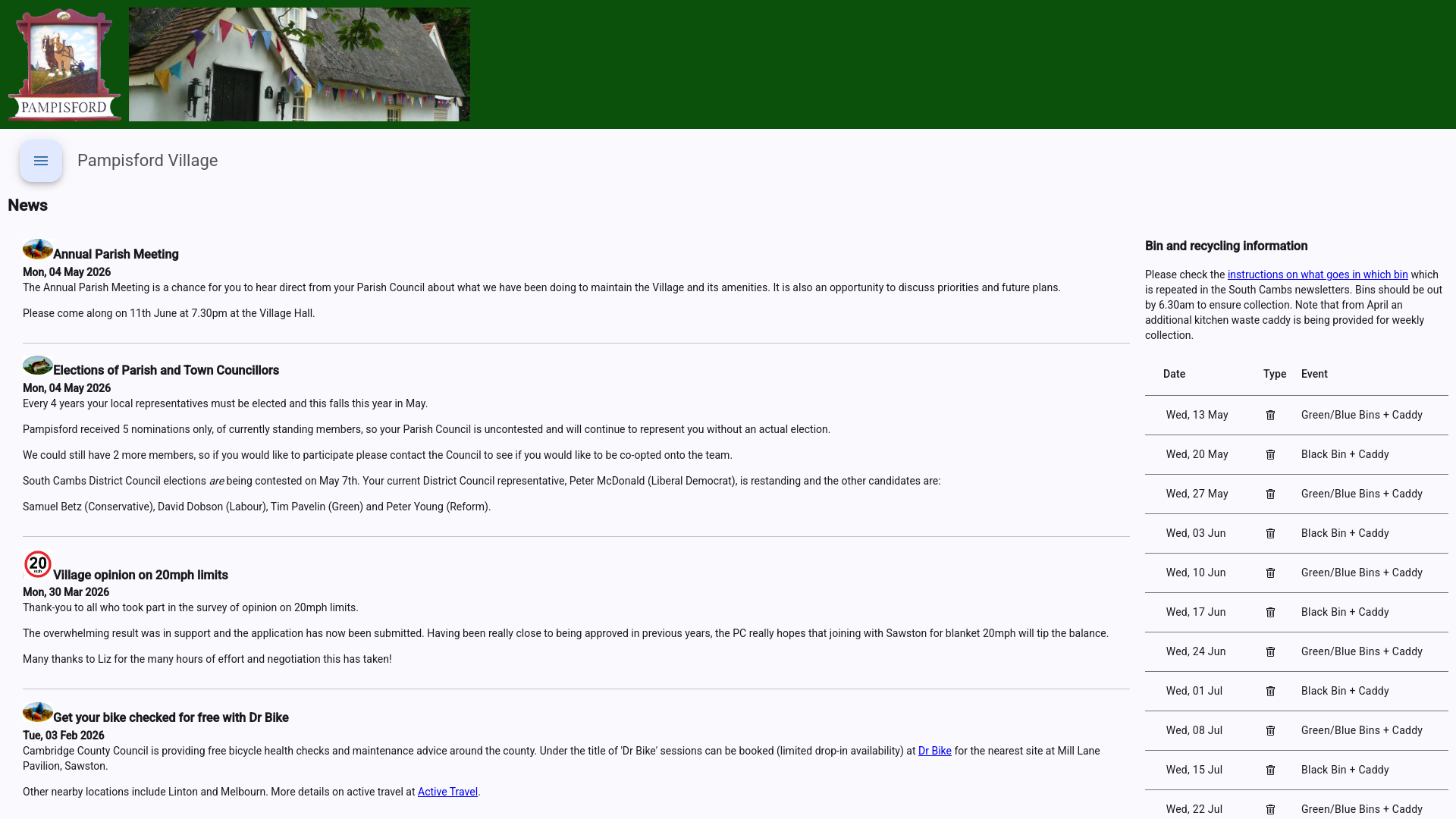 Website screenshot