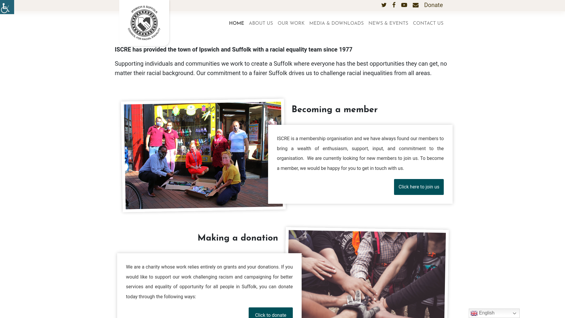 Website screenshot