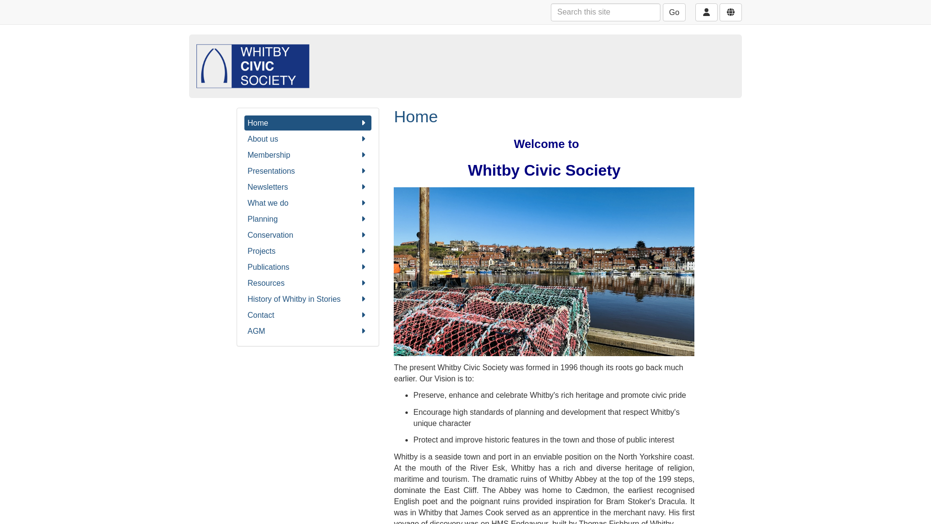 Website screenshot