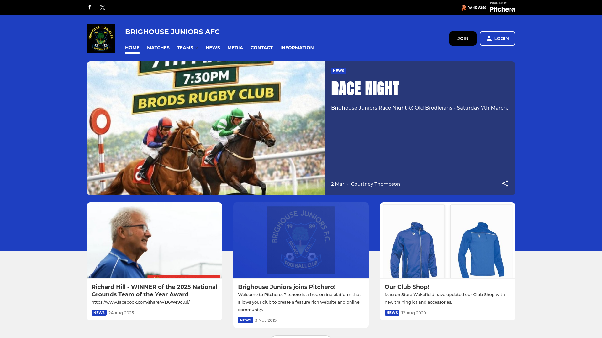 Website screenshot