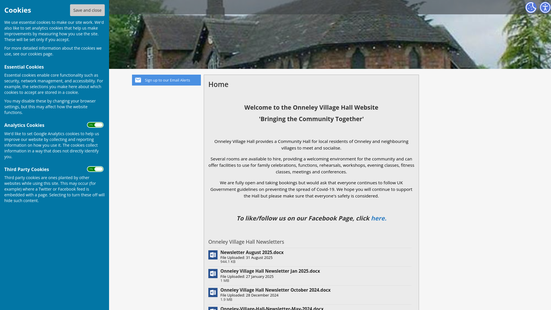 Website screenshot
