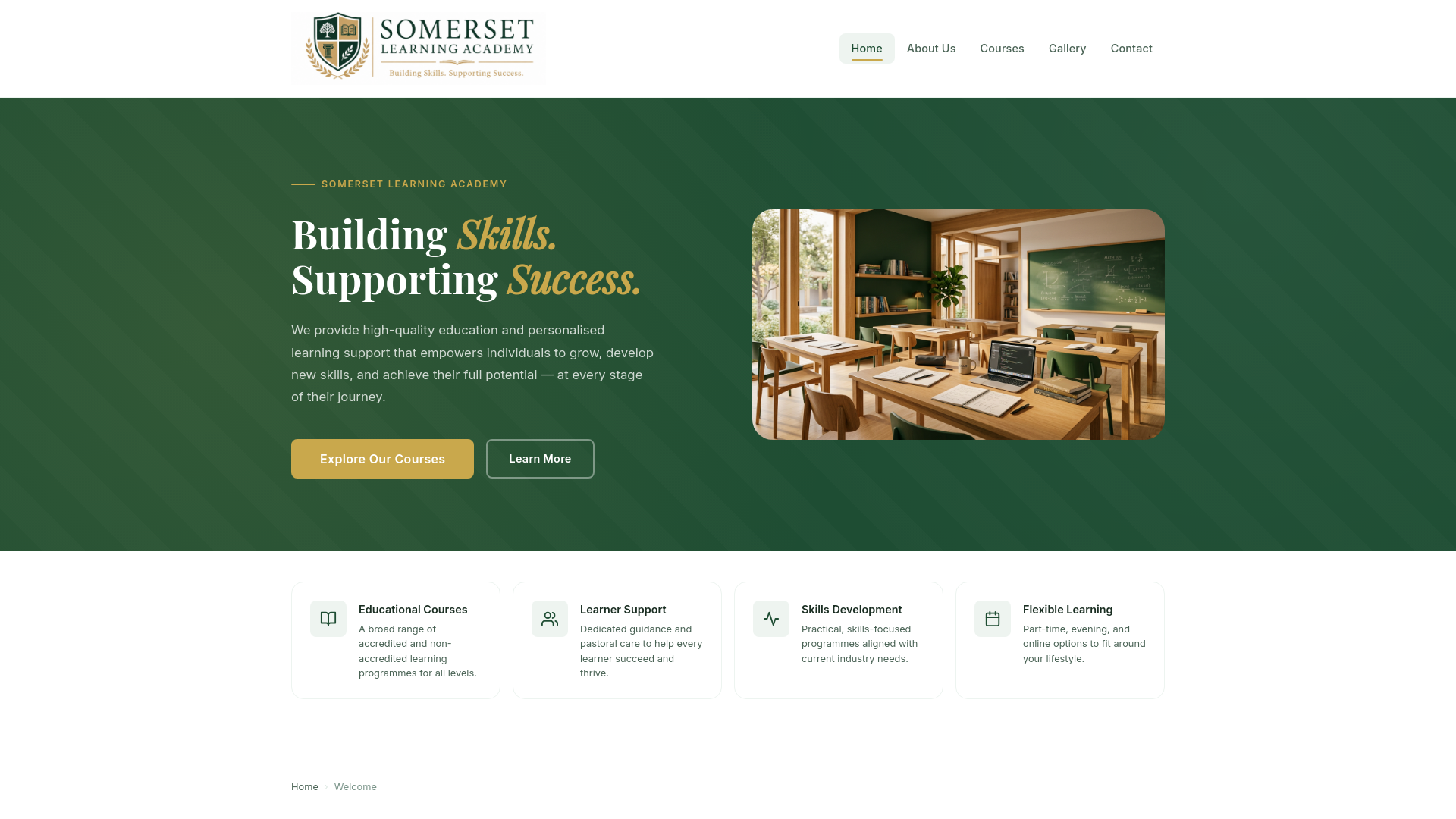 Website screenshot