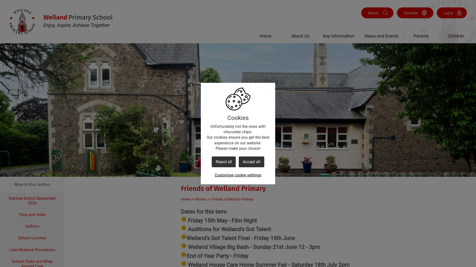 Website screenshot
