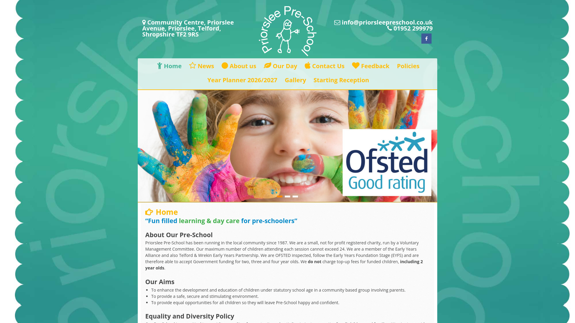 Website screenshot