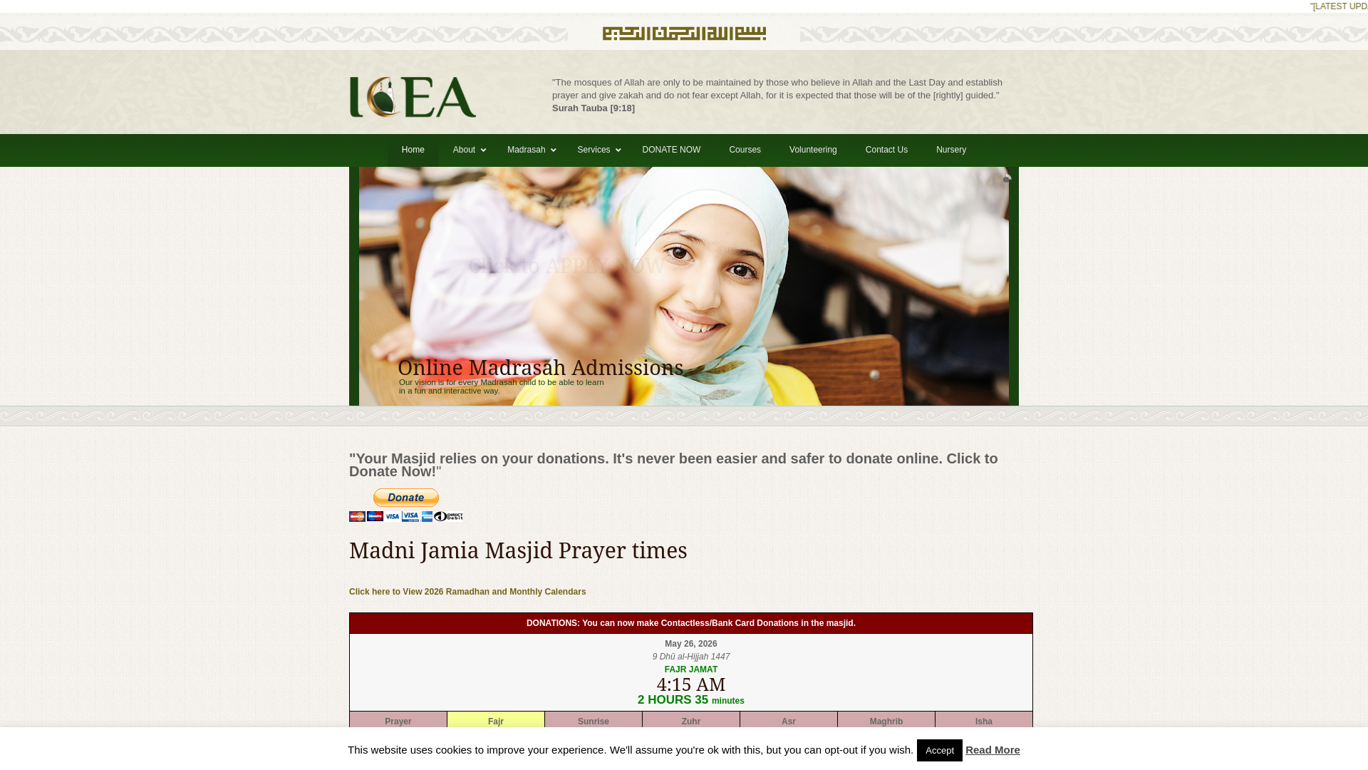 Website screenshot