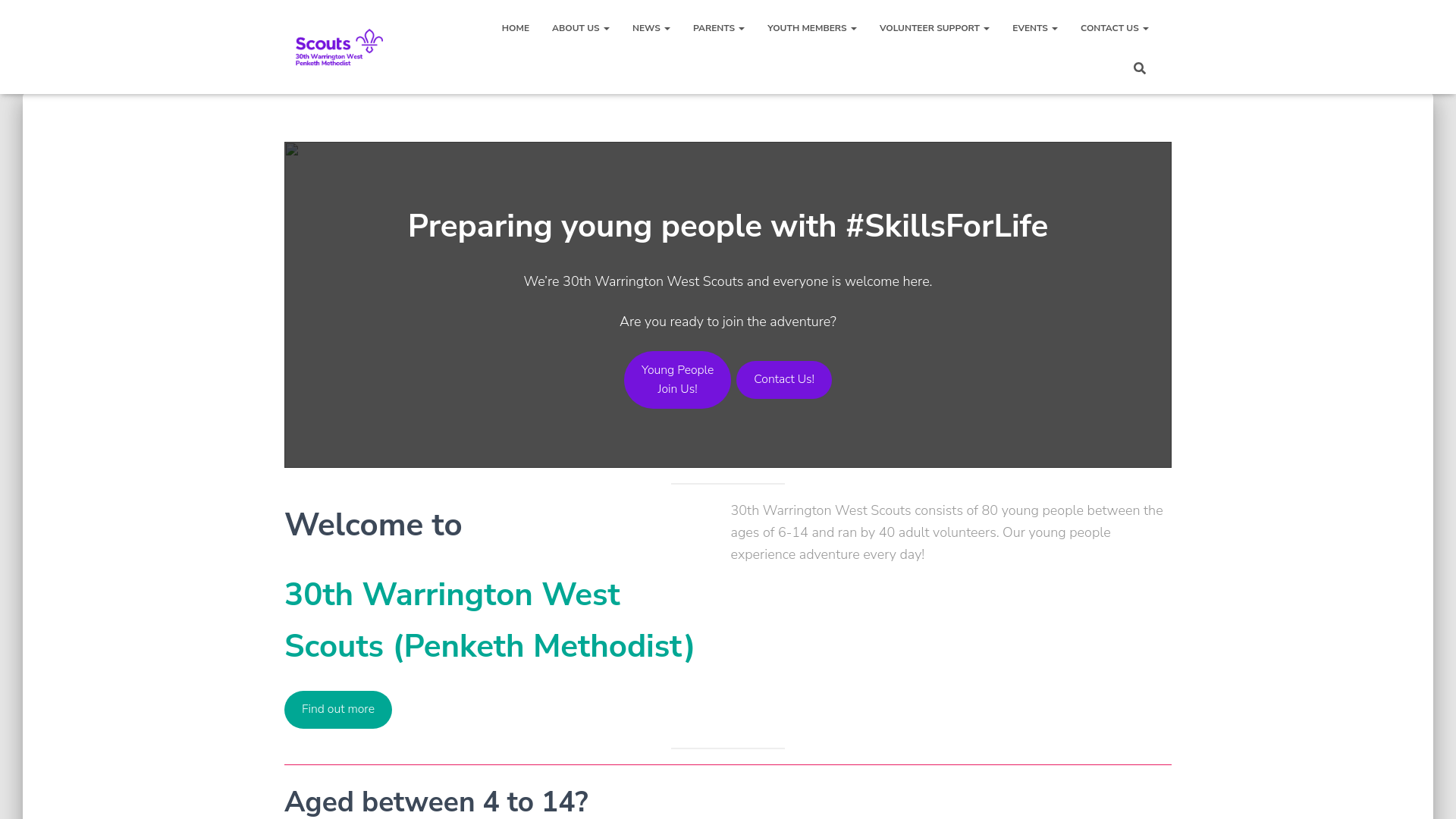 Website screenshot