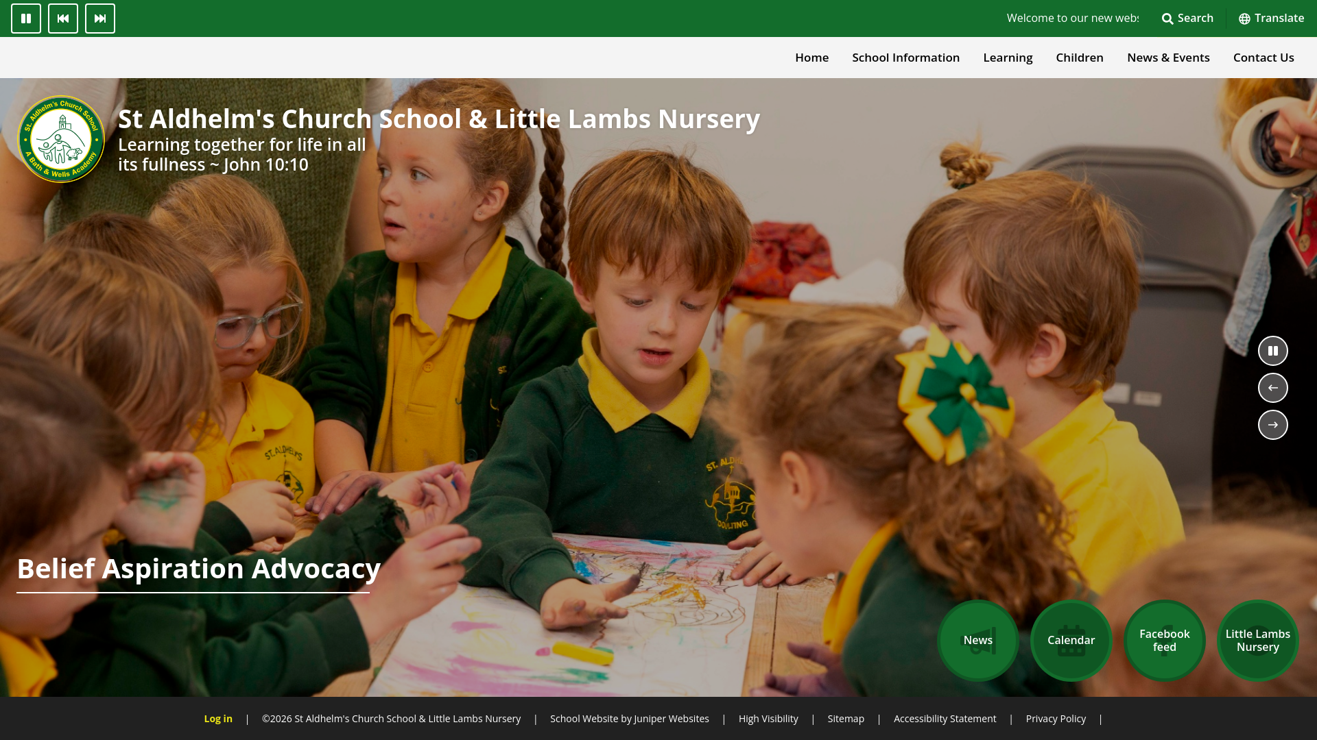 Website screenshot