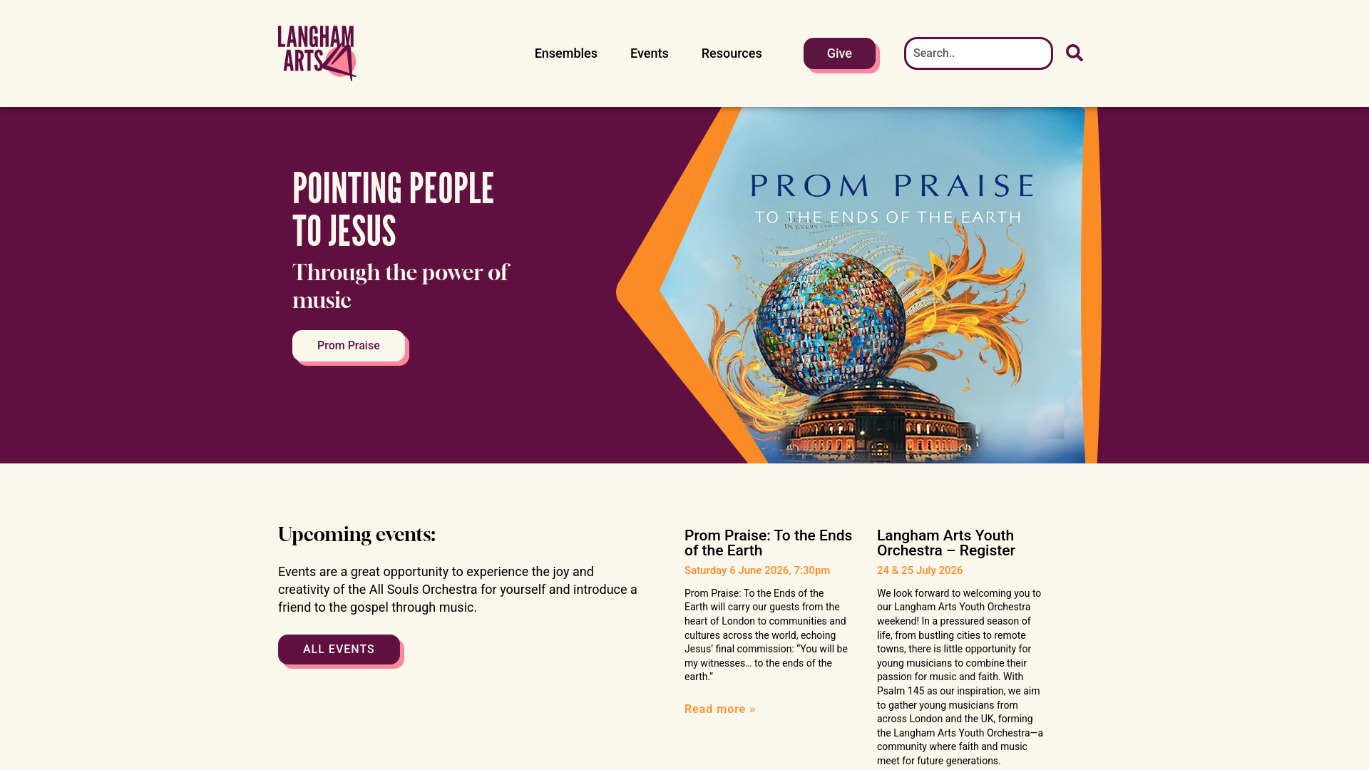 Website screenshot