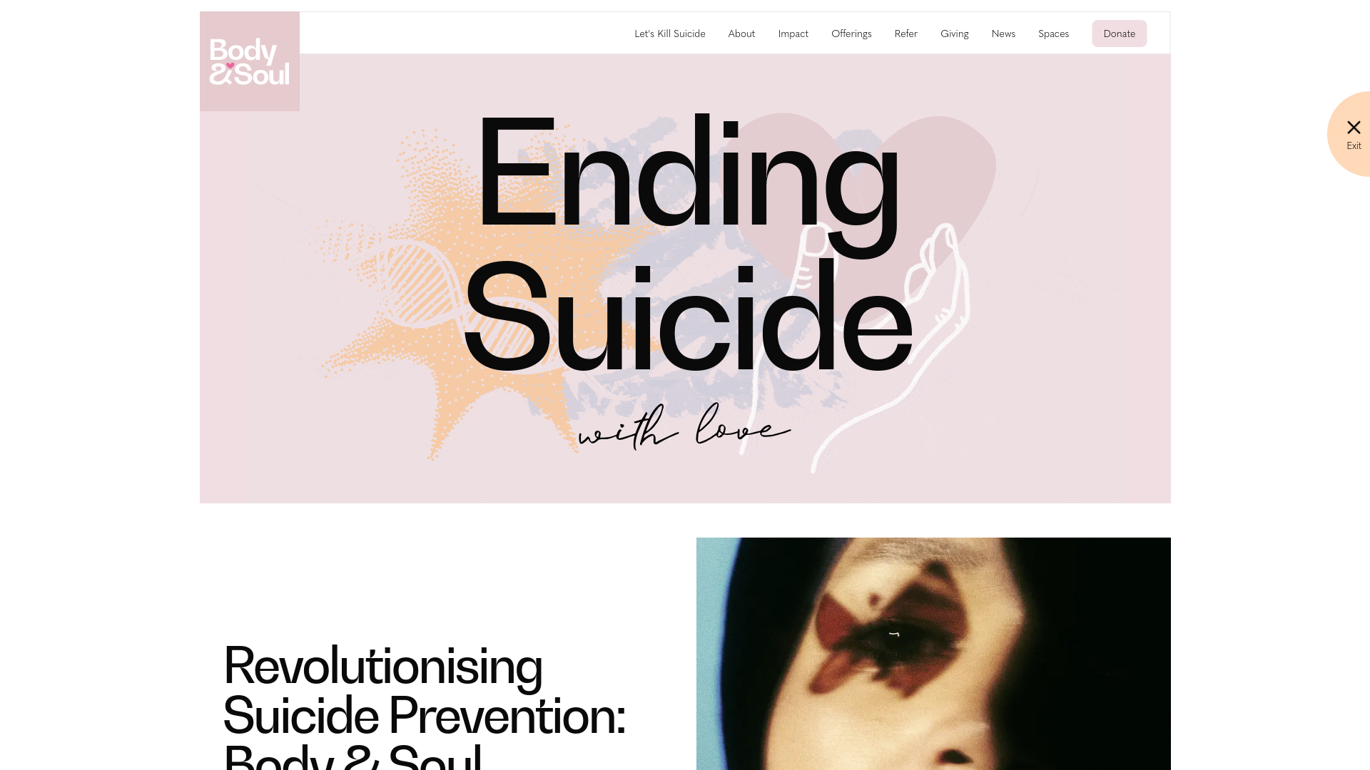 Website screenshot