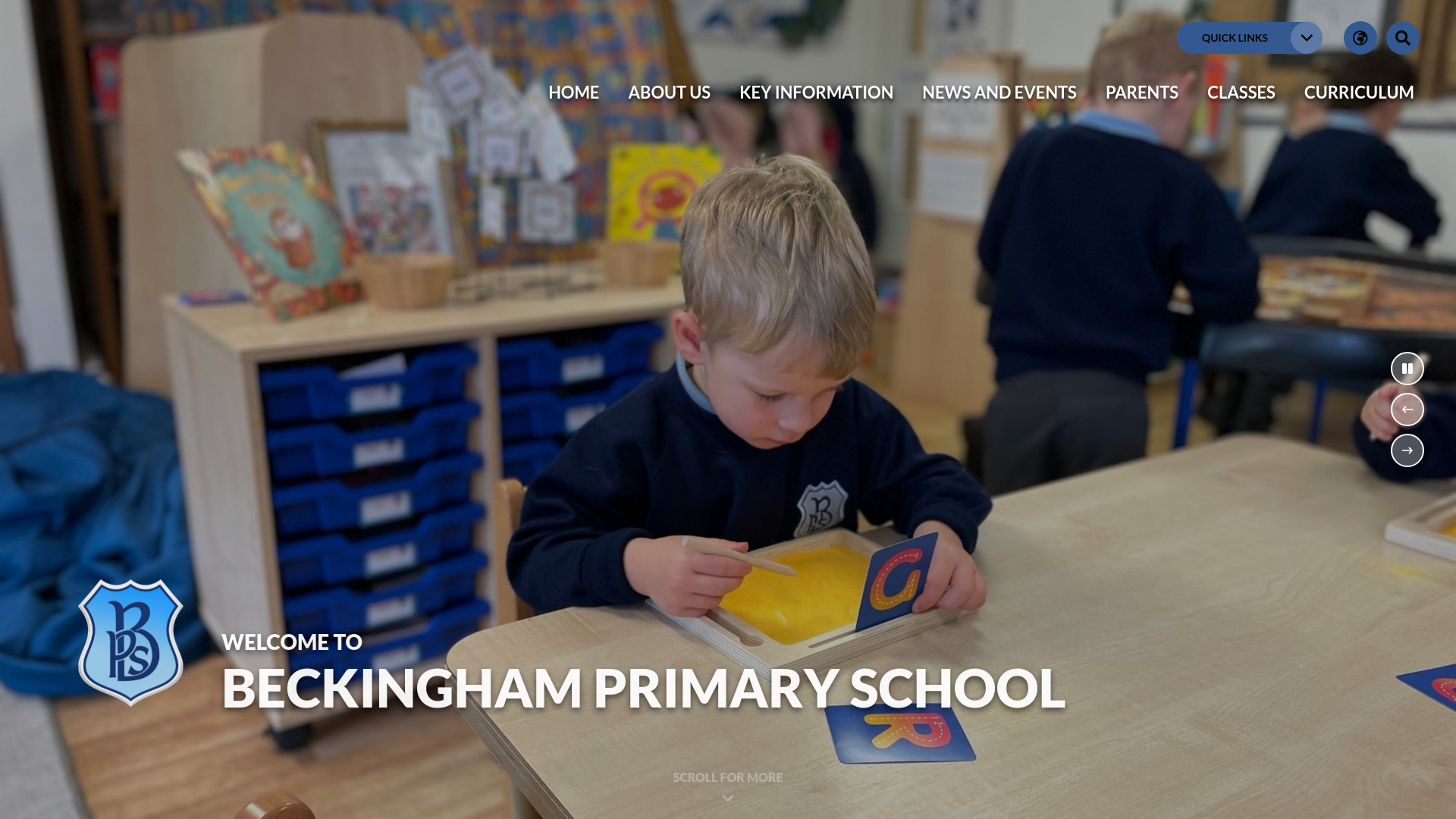 Website screenshot