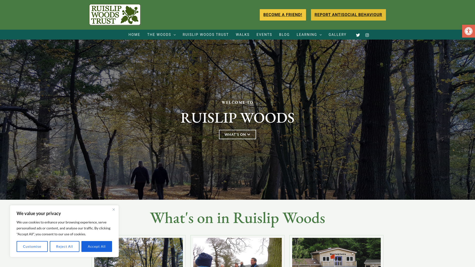 Website screenshot