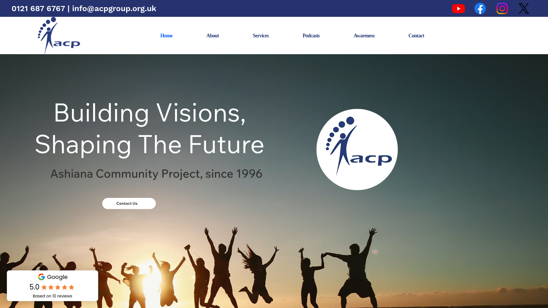 Website screenshot