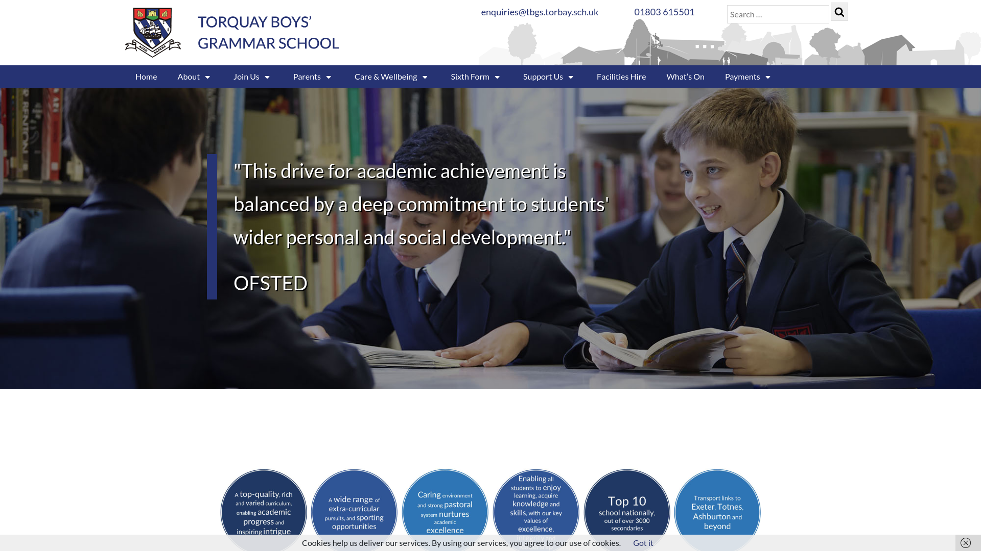 Website screenshot