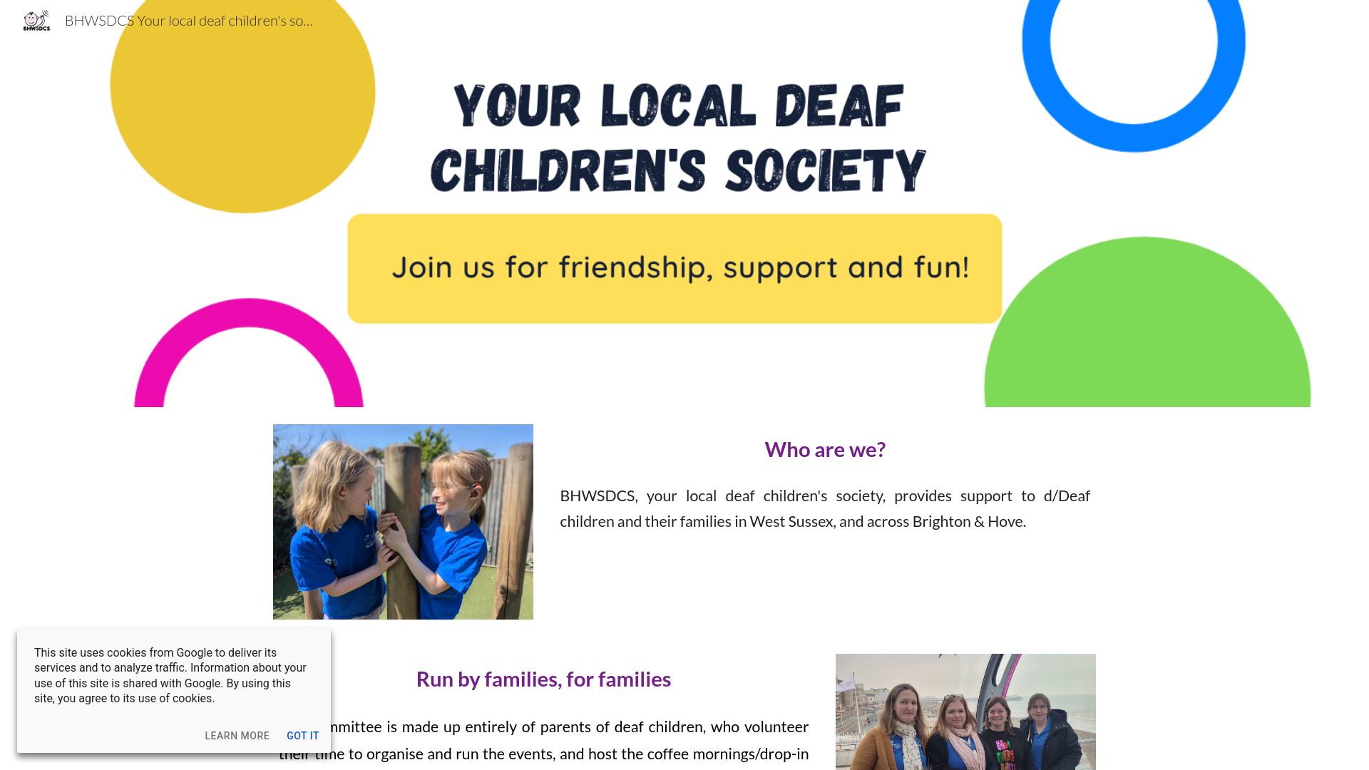 Website screenshot