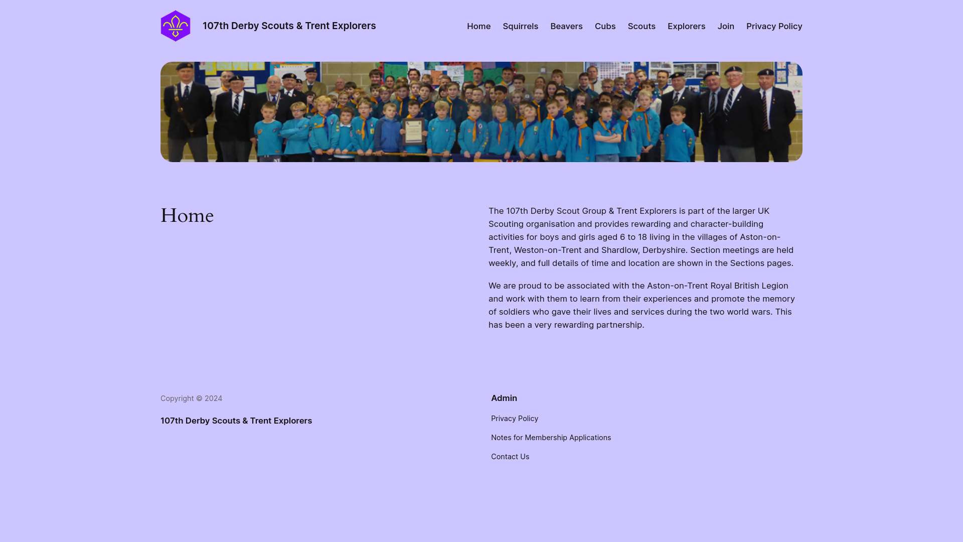 Website screenshot