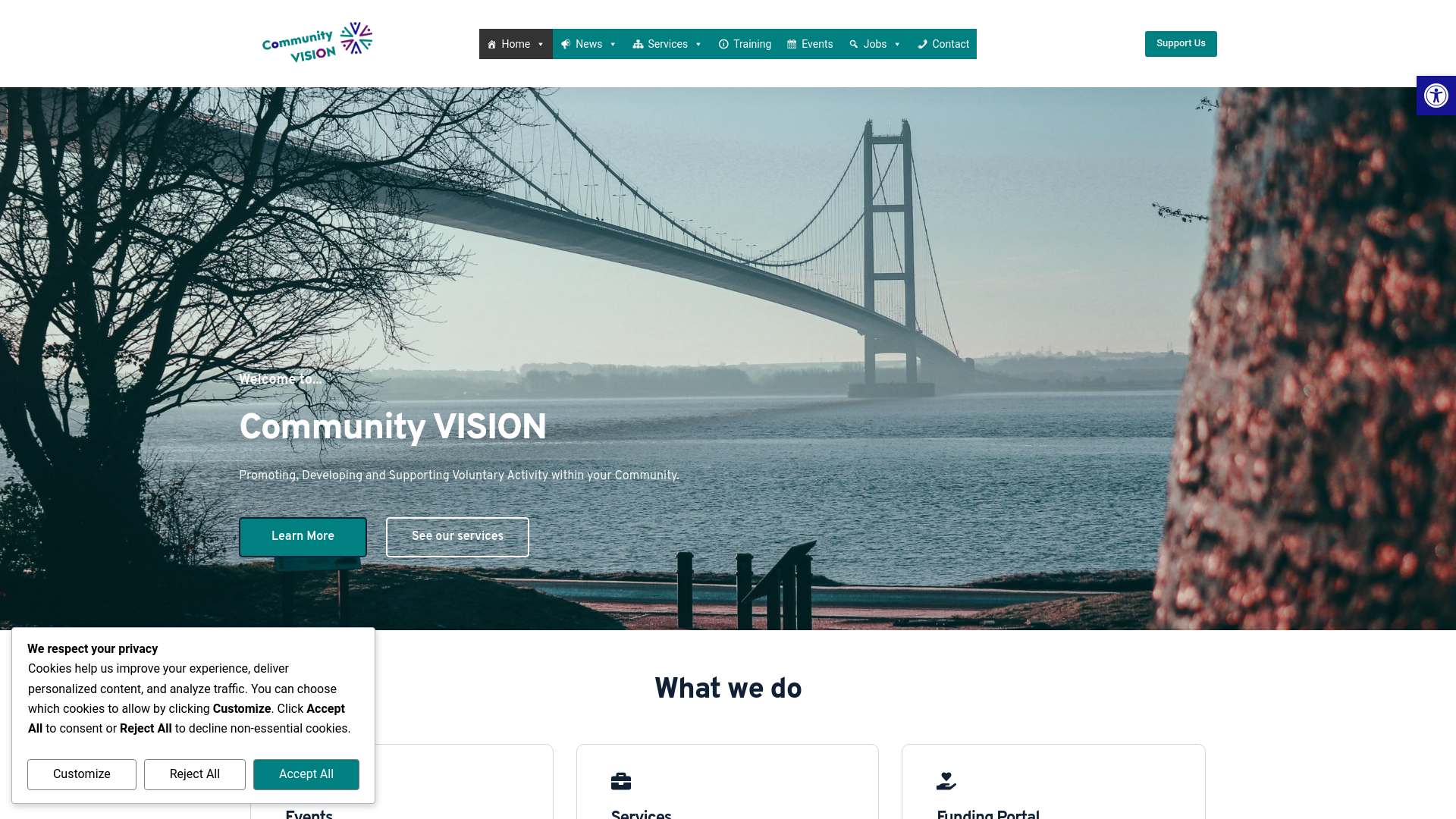 Website screenshot