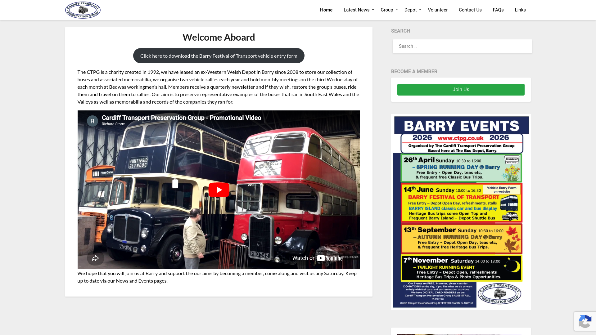 Website screenshot
