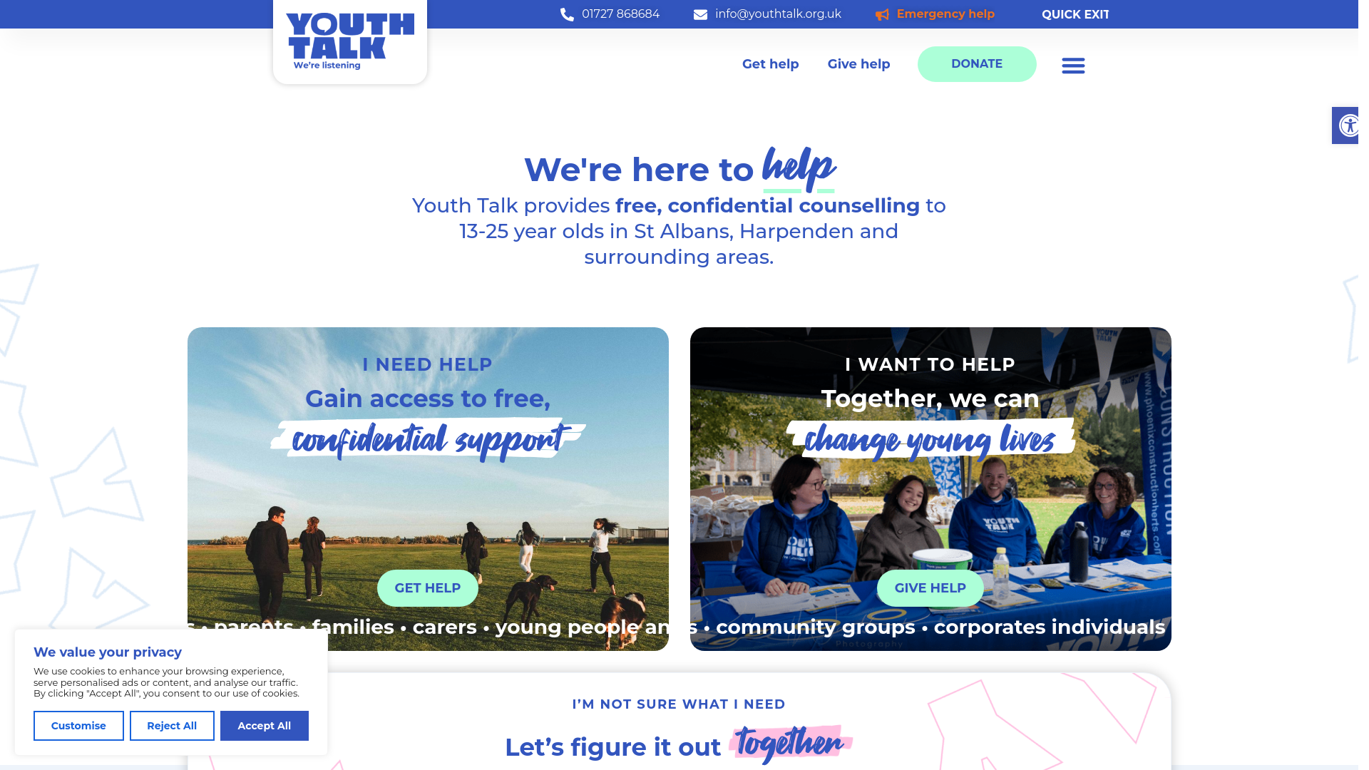 Website screenshot