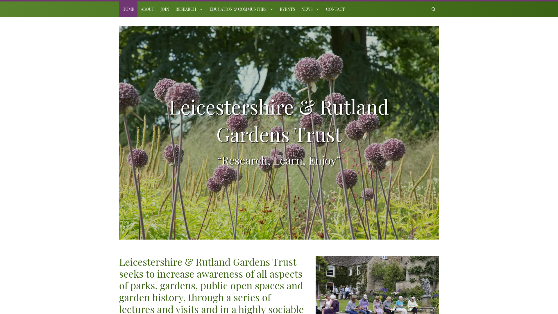 Website screenshot