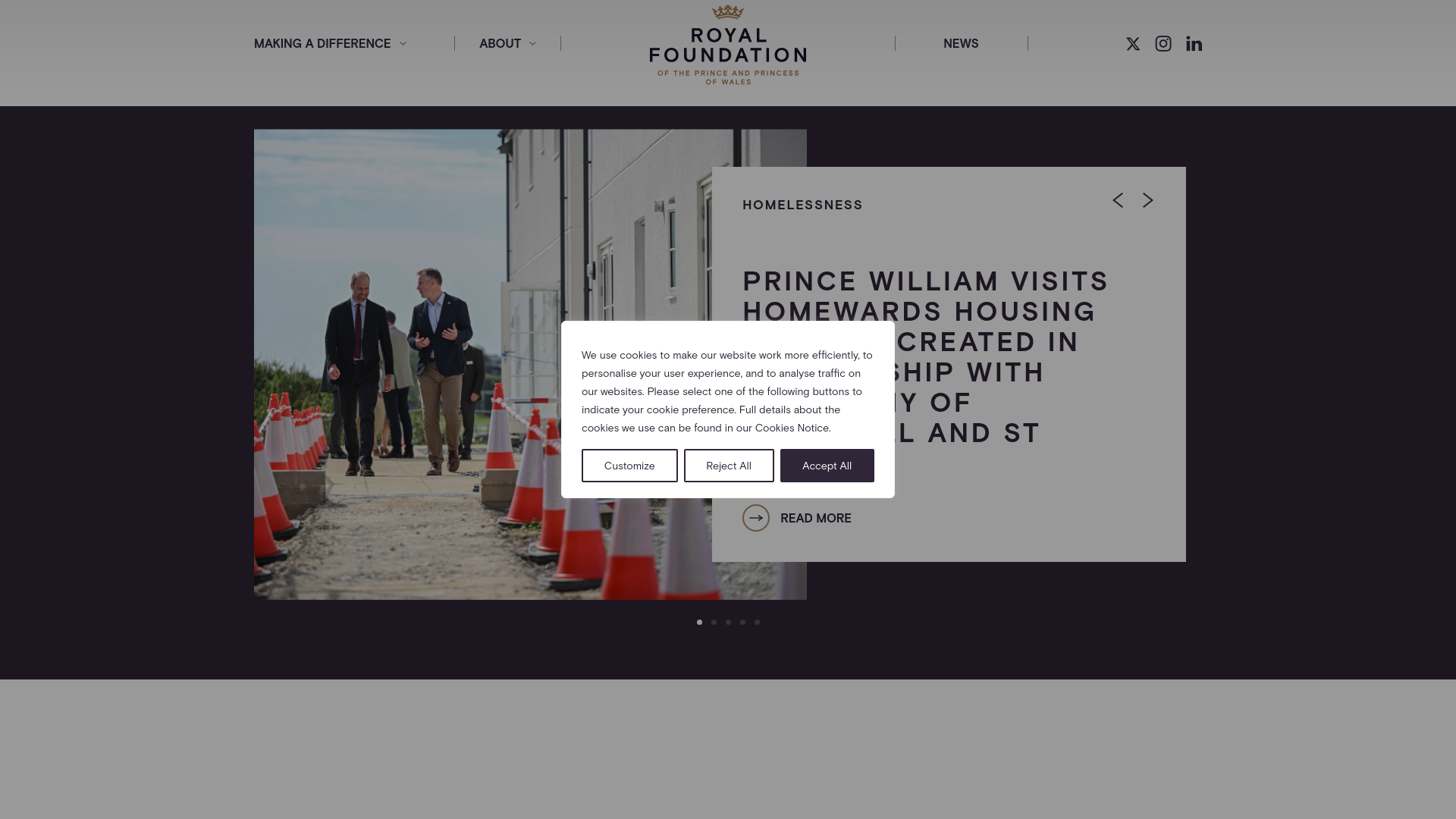 Website screenshot