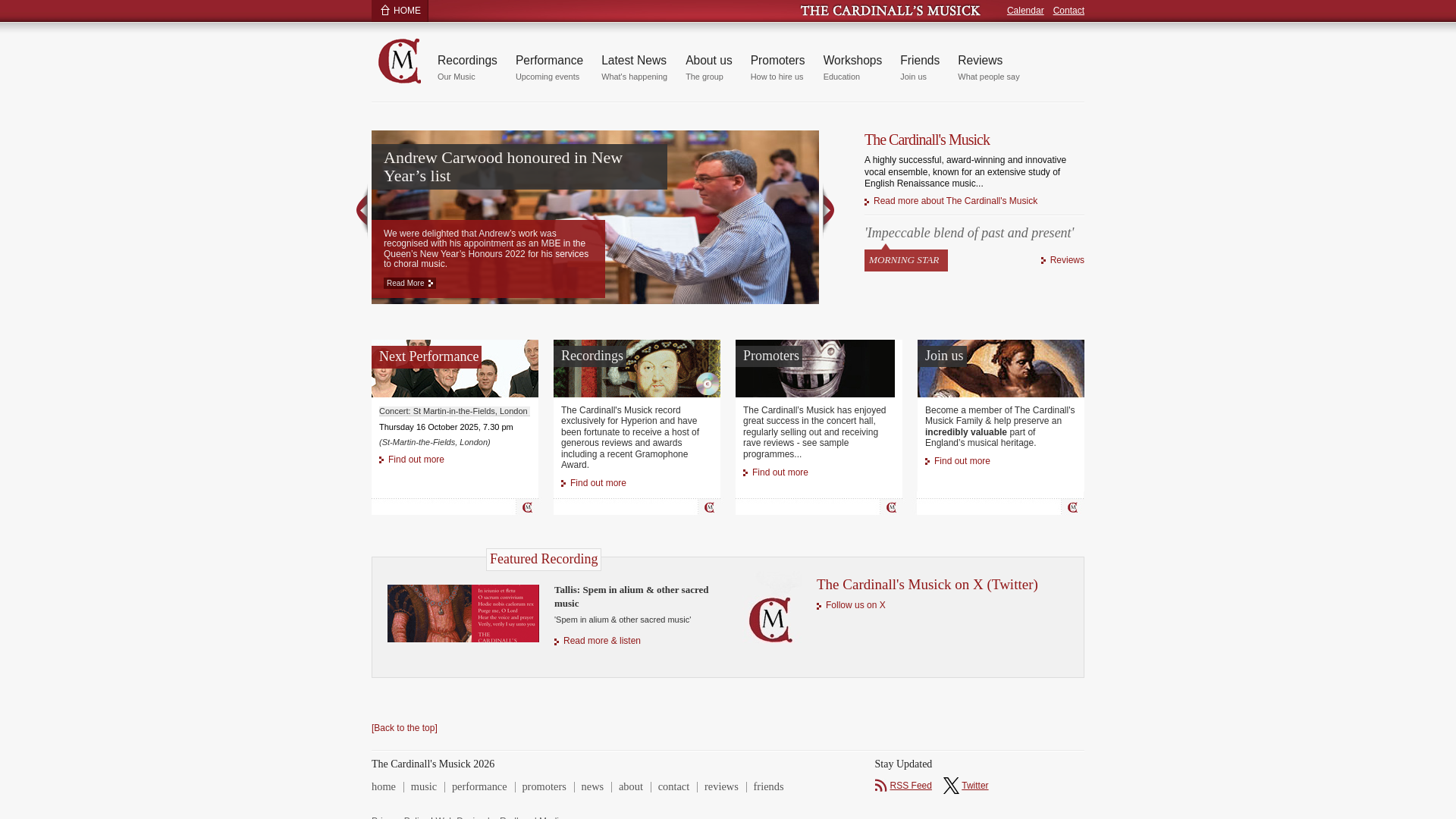 Website screenshot