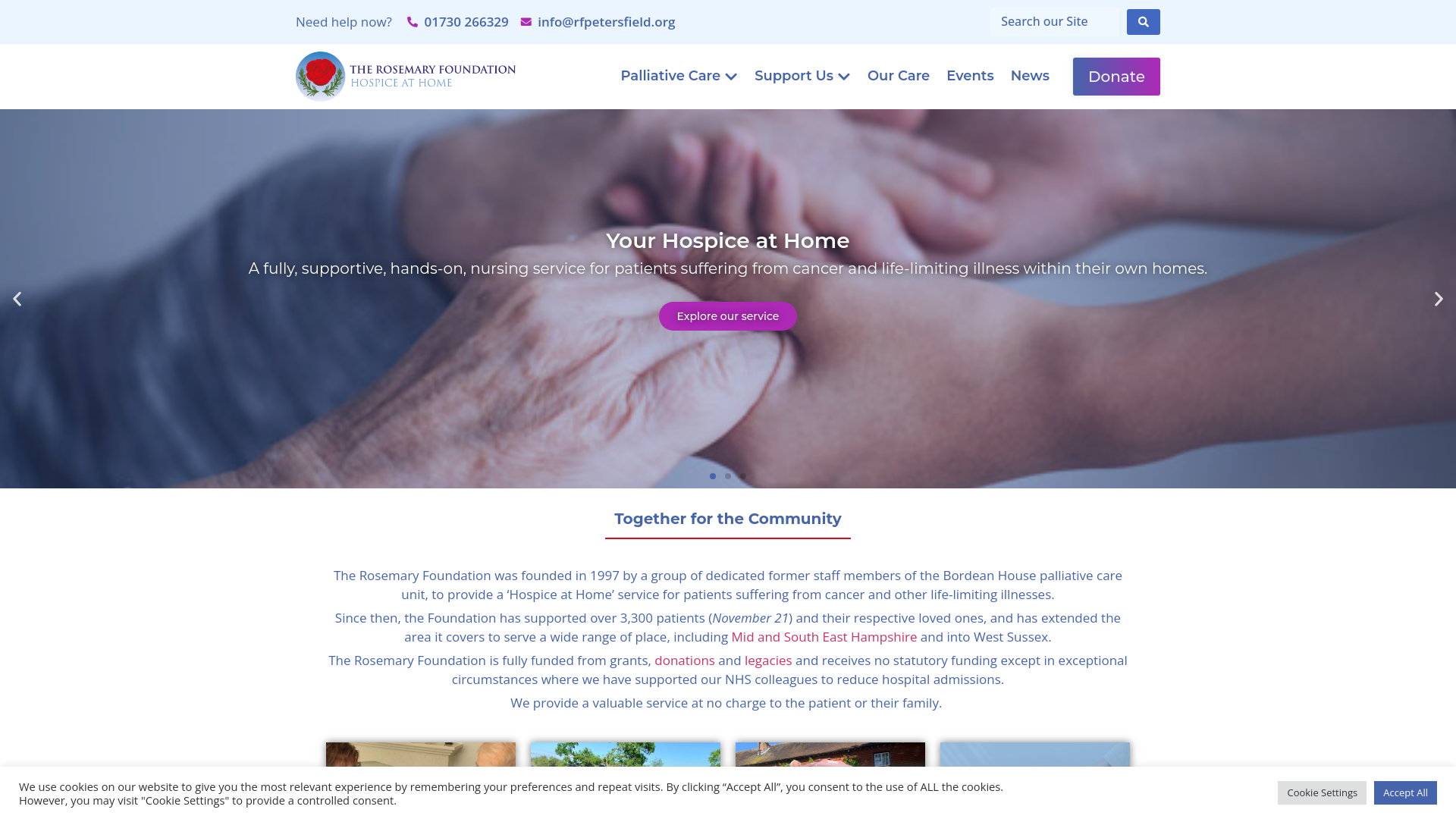 Website screenshot