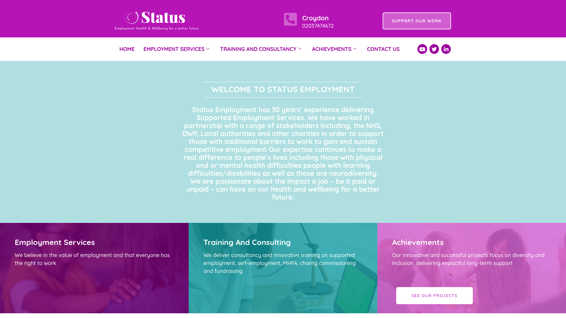 Website screenshot
