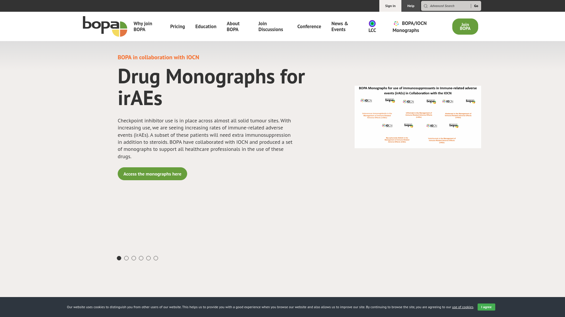 Website screenshot