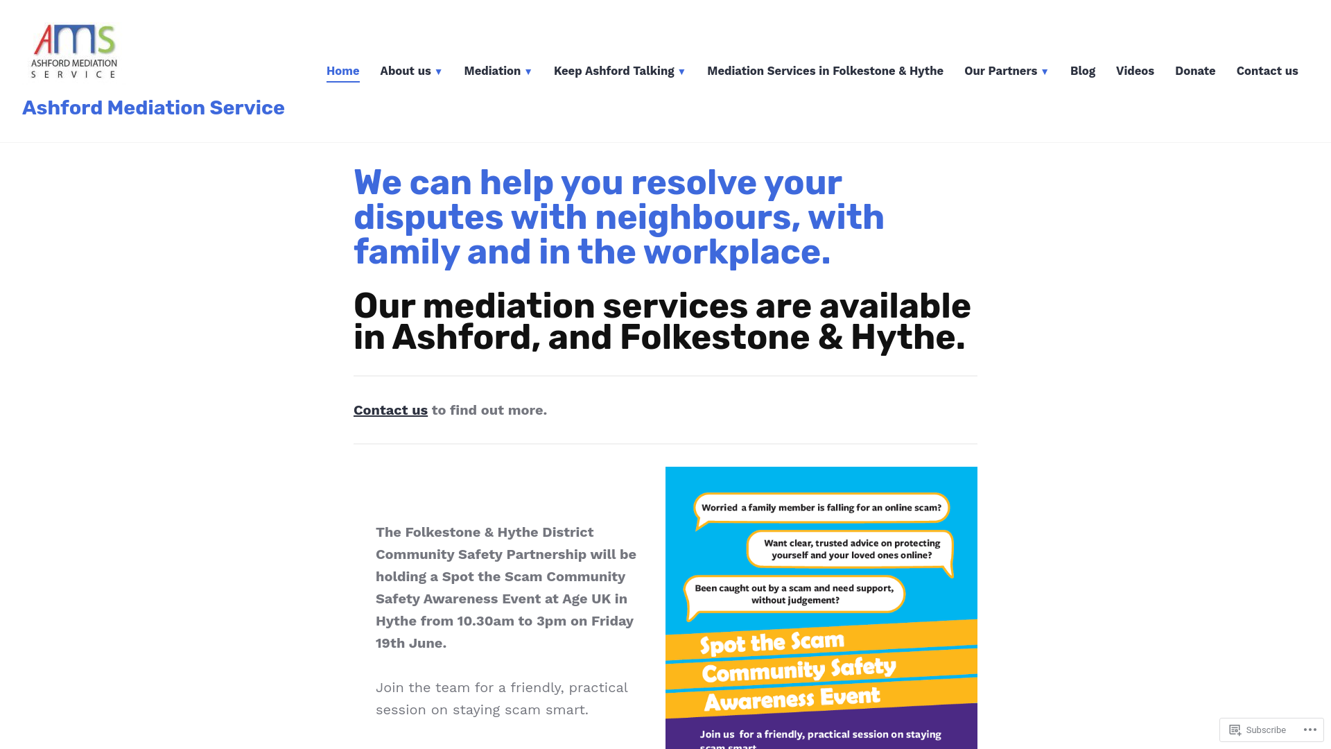 Website screenshot
