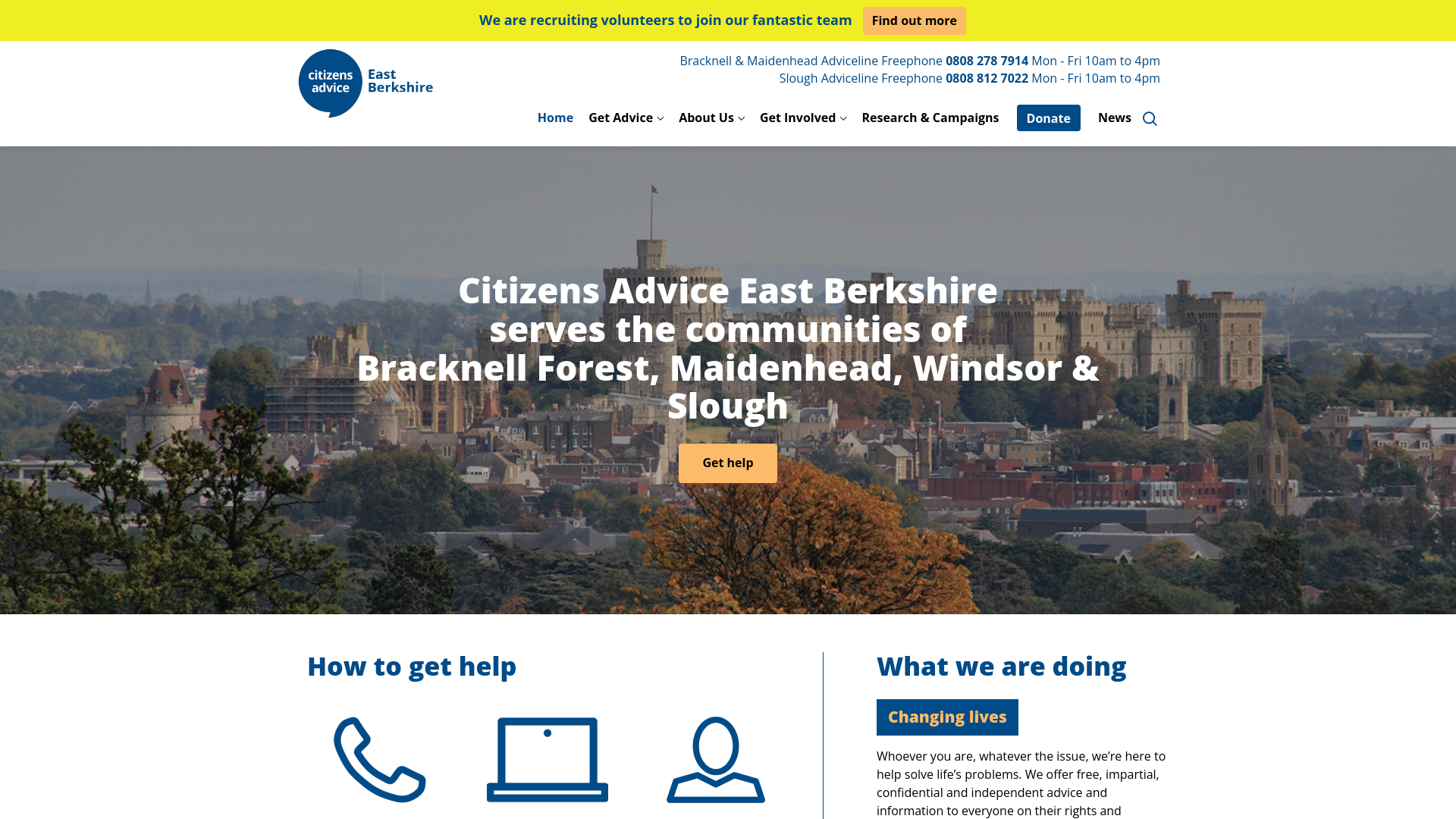 Website screenshot