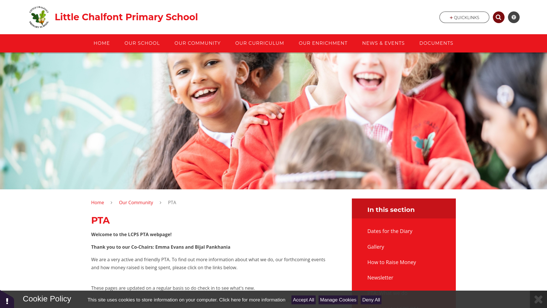 Website screenshot