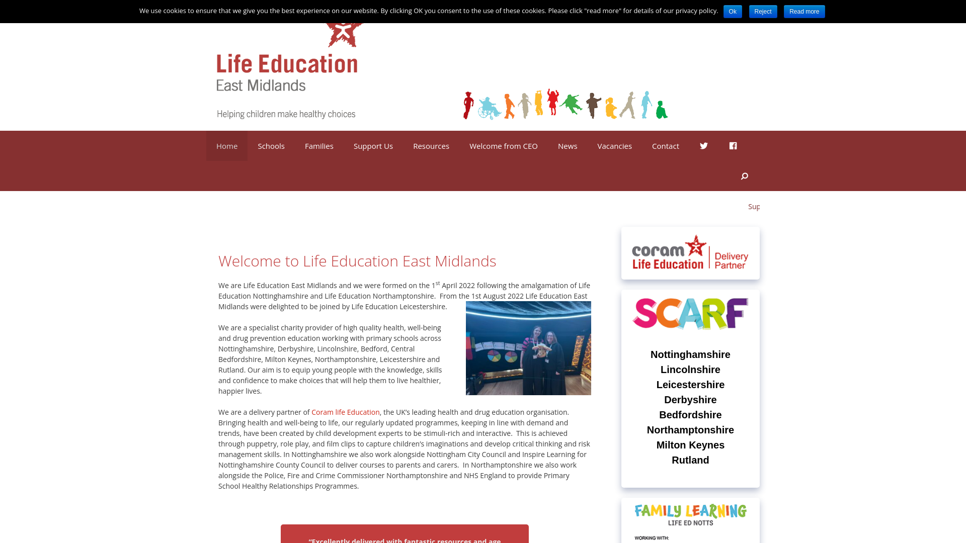 Website screenshot