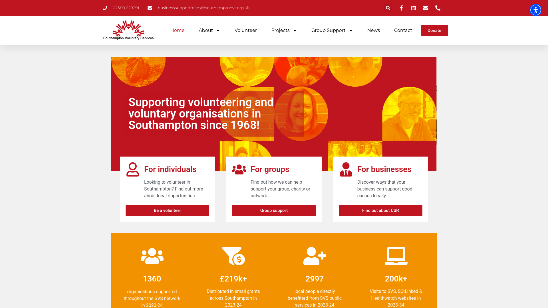 Website screenshot