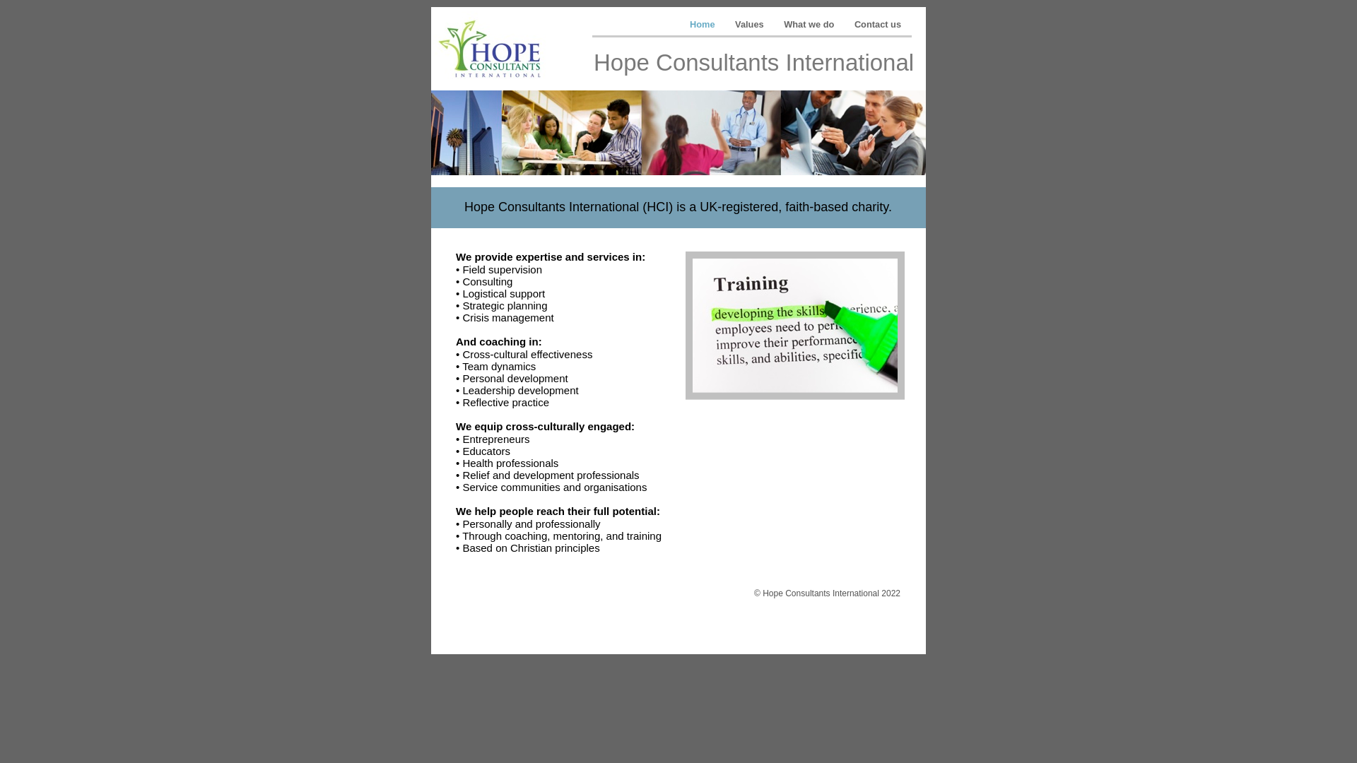 Website screenshot