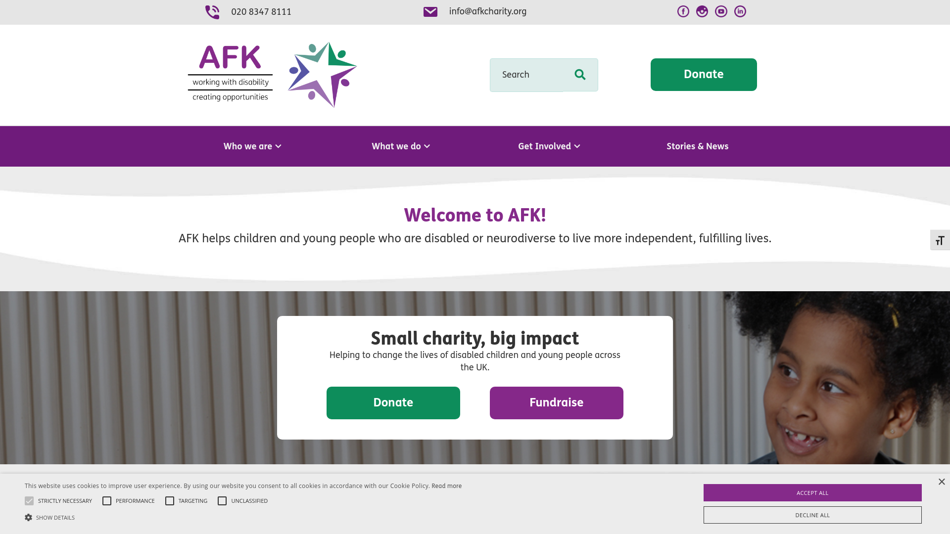 Website screenshot