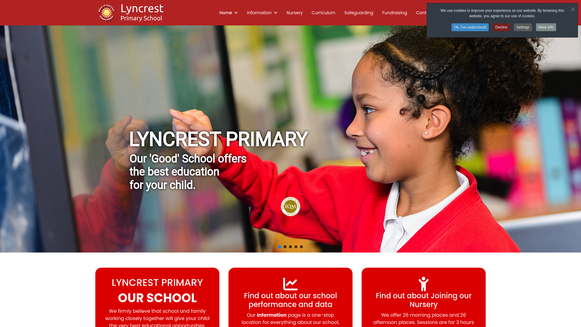 Website screenshot