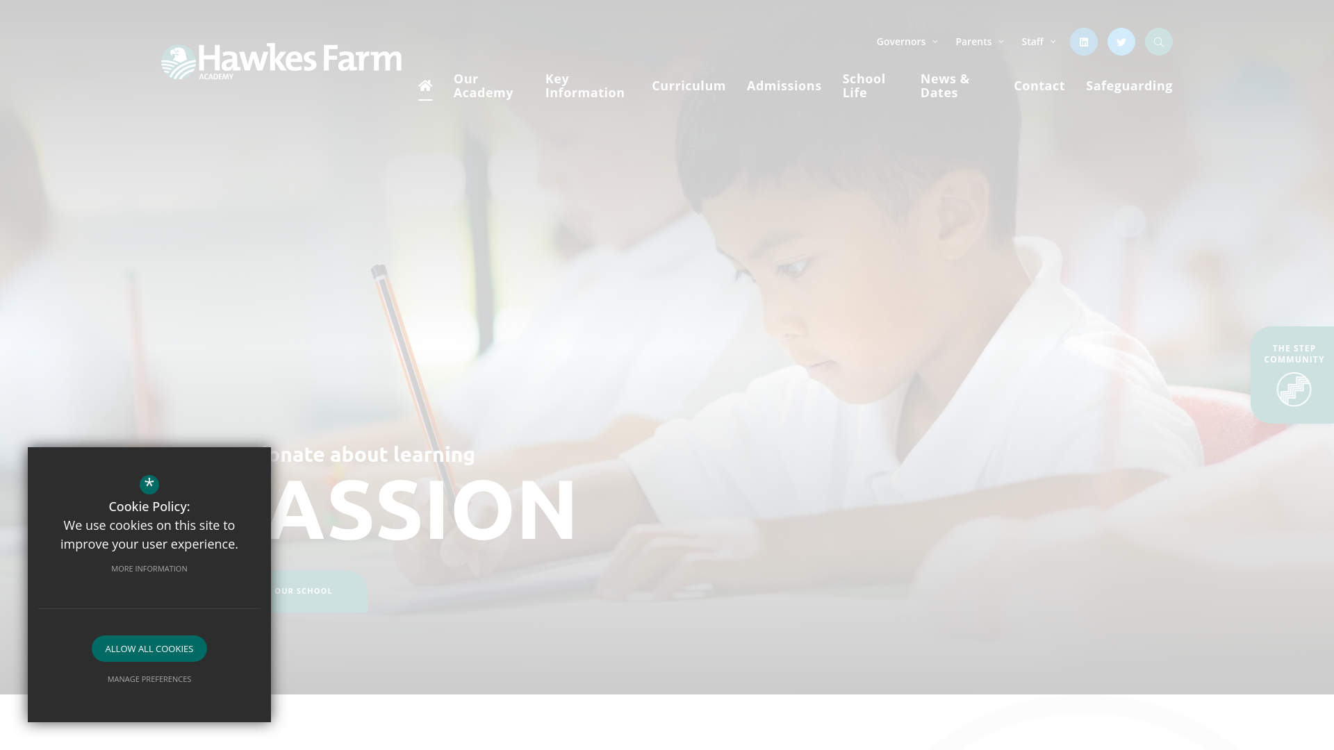 Website screenshot