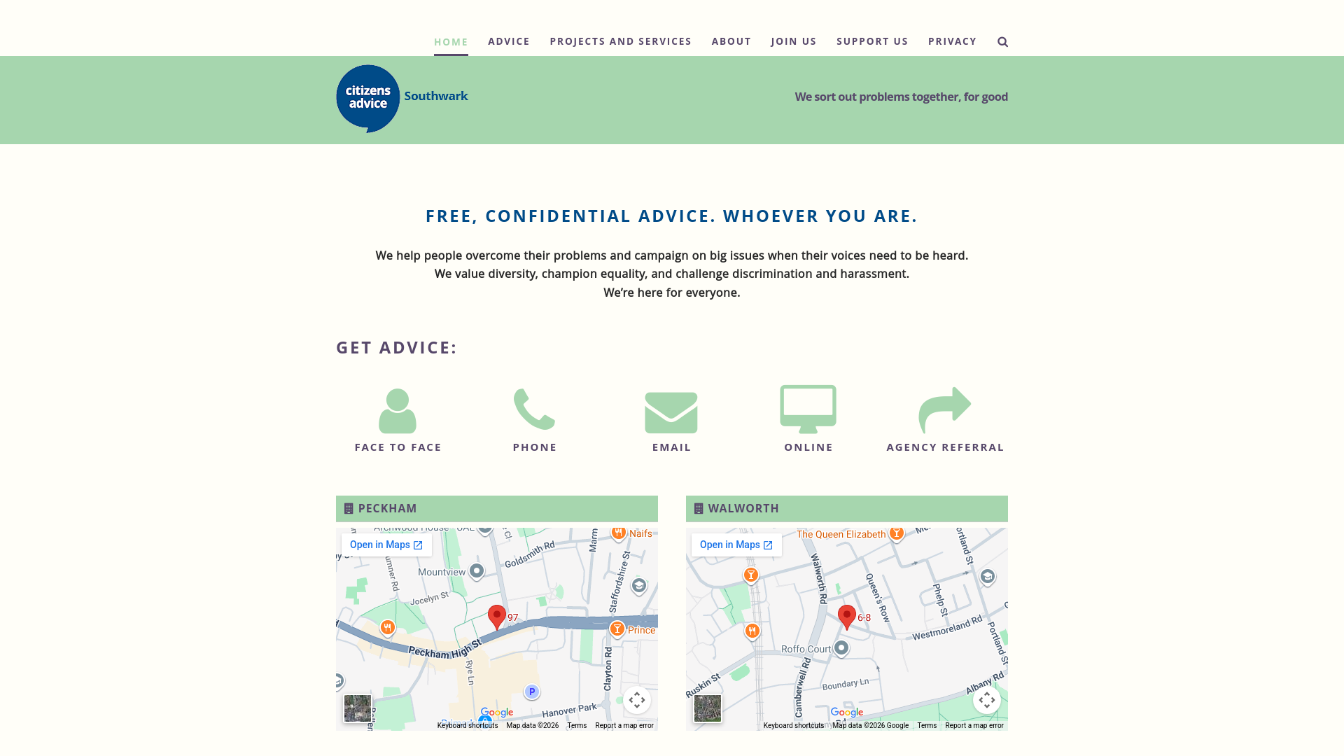 Website screenshot