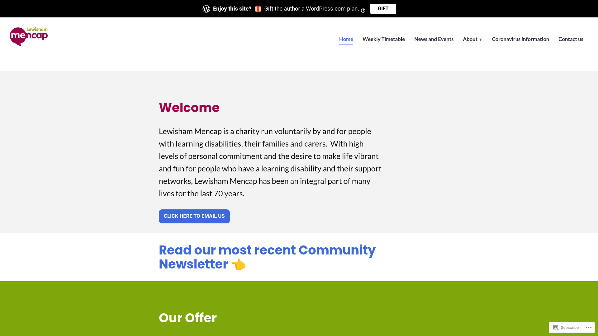 Website screenshot