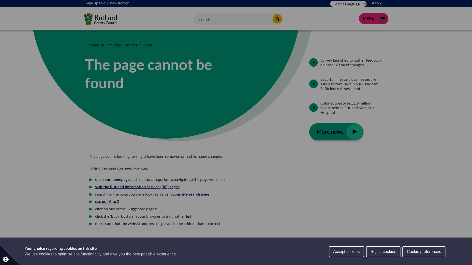Website screenshot