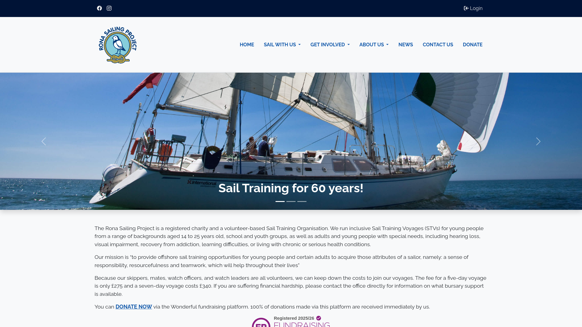 Website screenshot