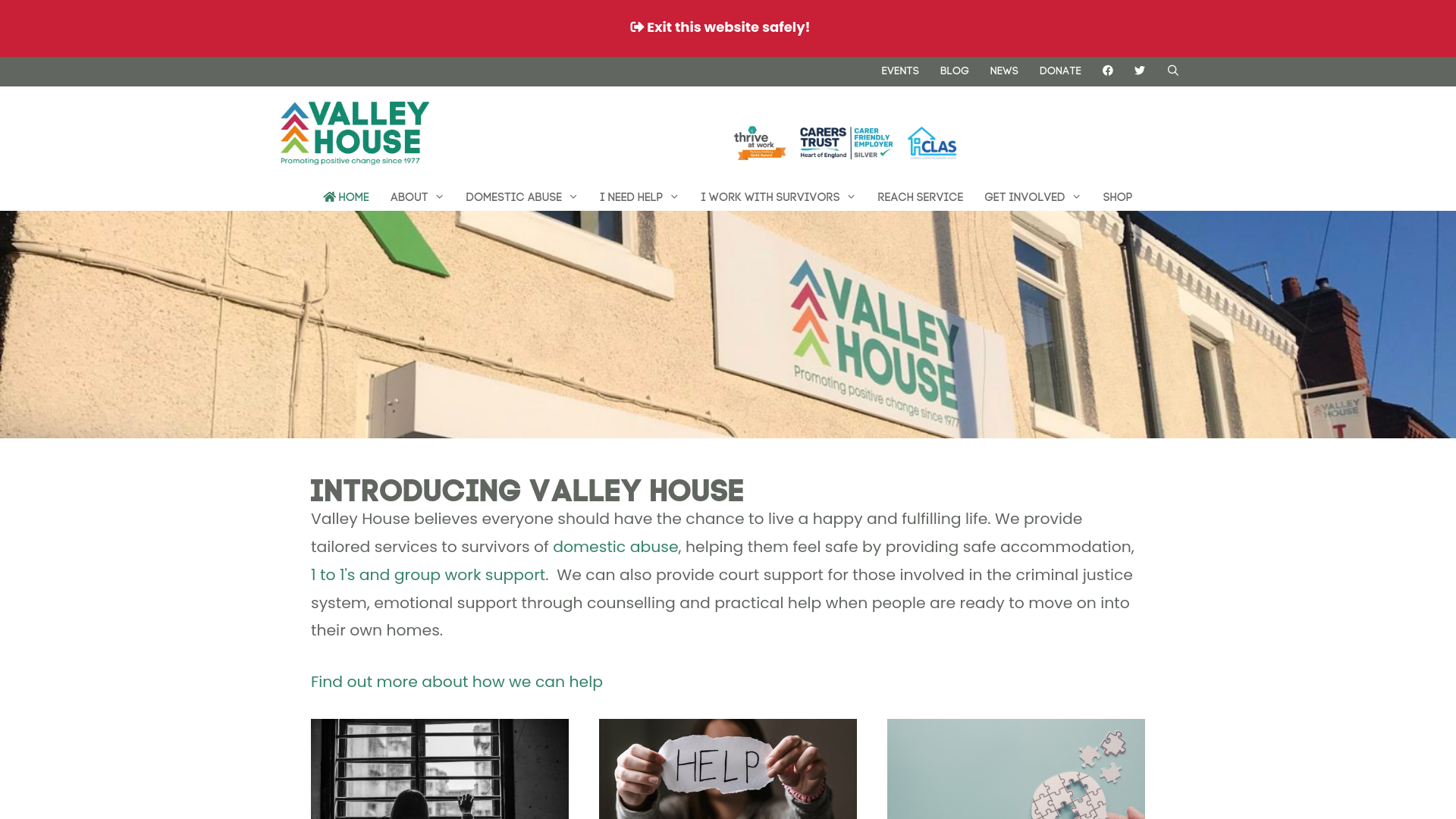 Website screenshot