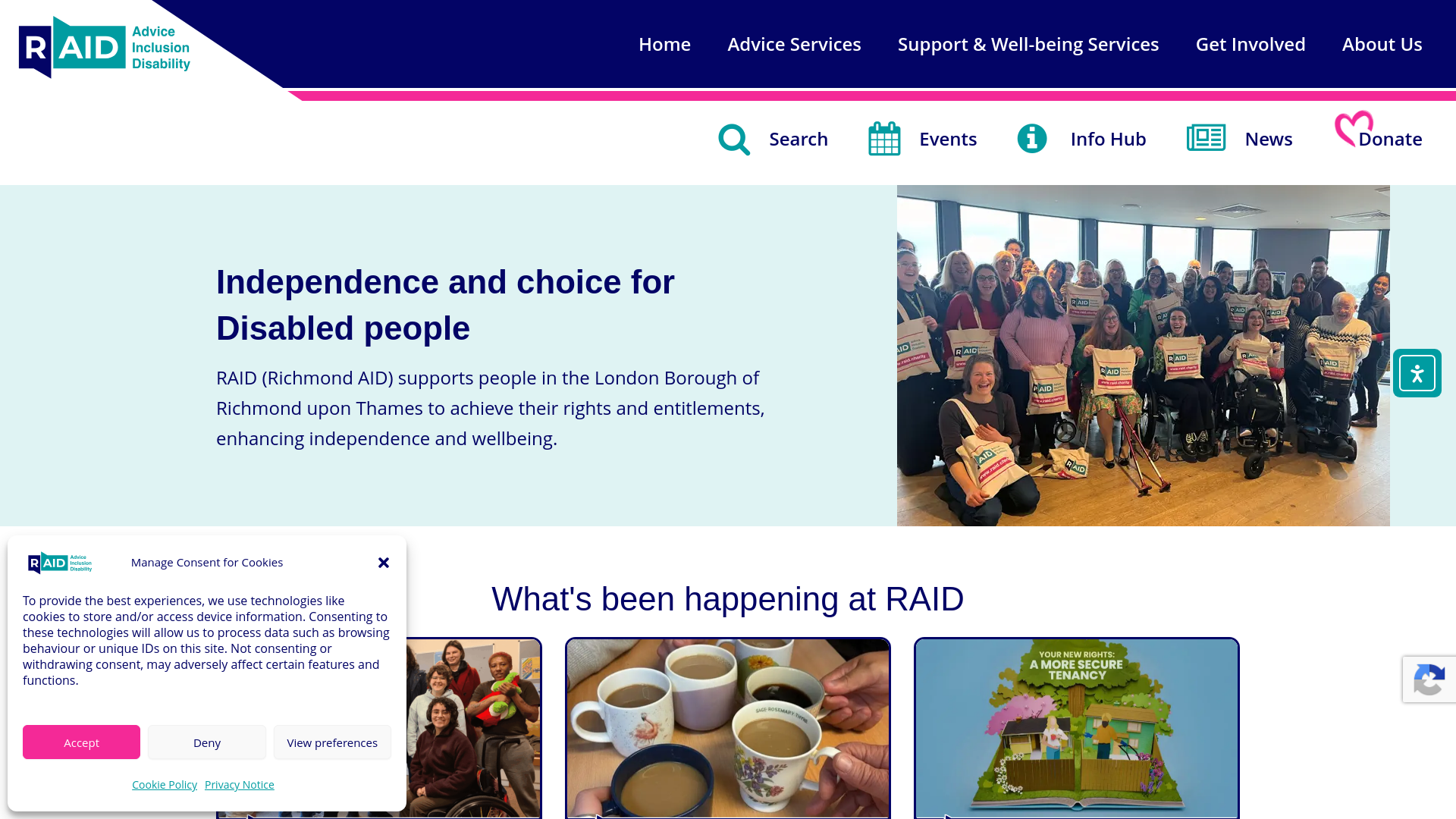 Website screenshot