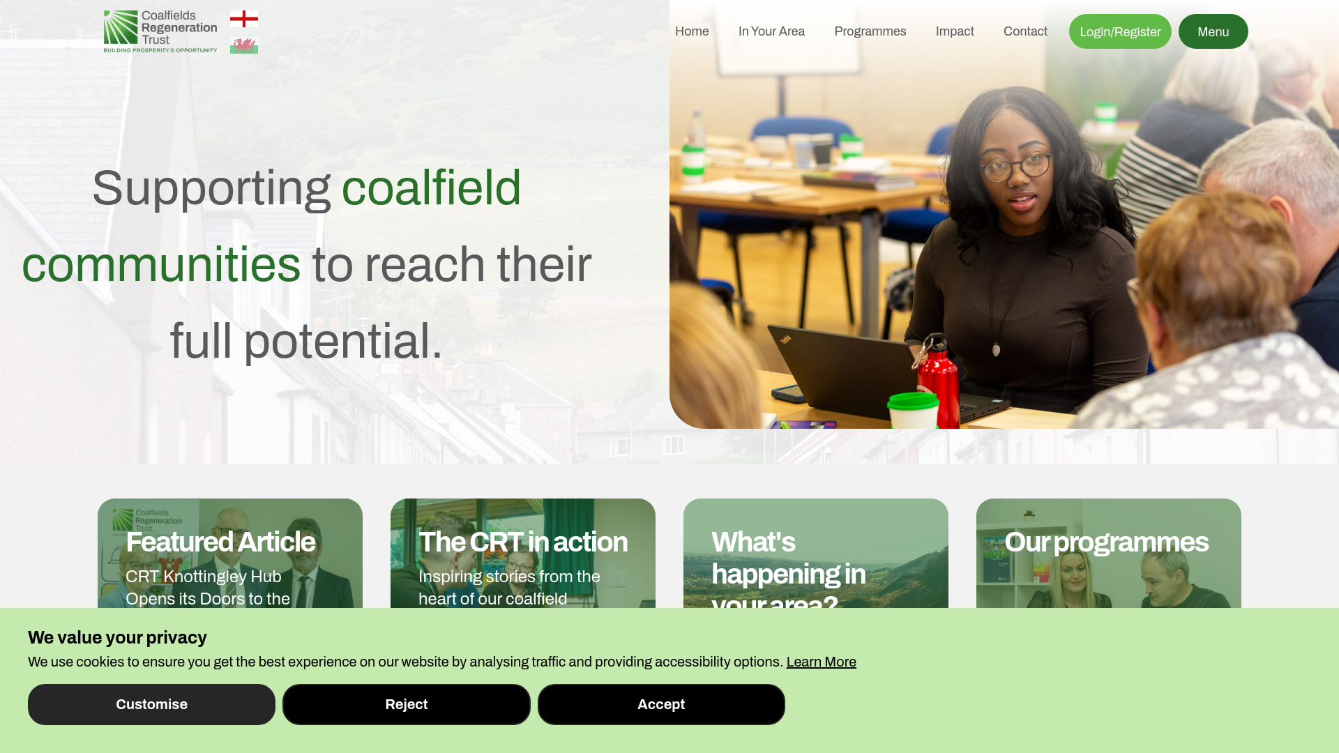 Website screenshot