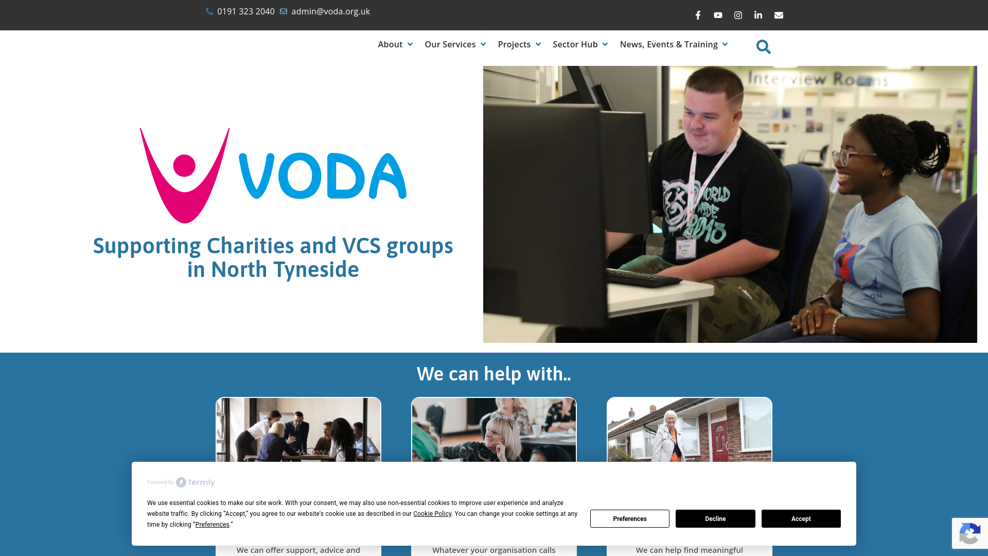 Website screenshot